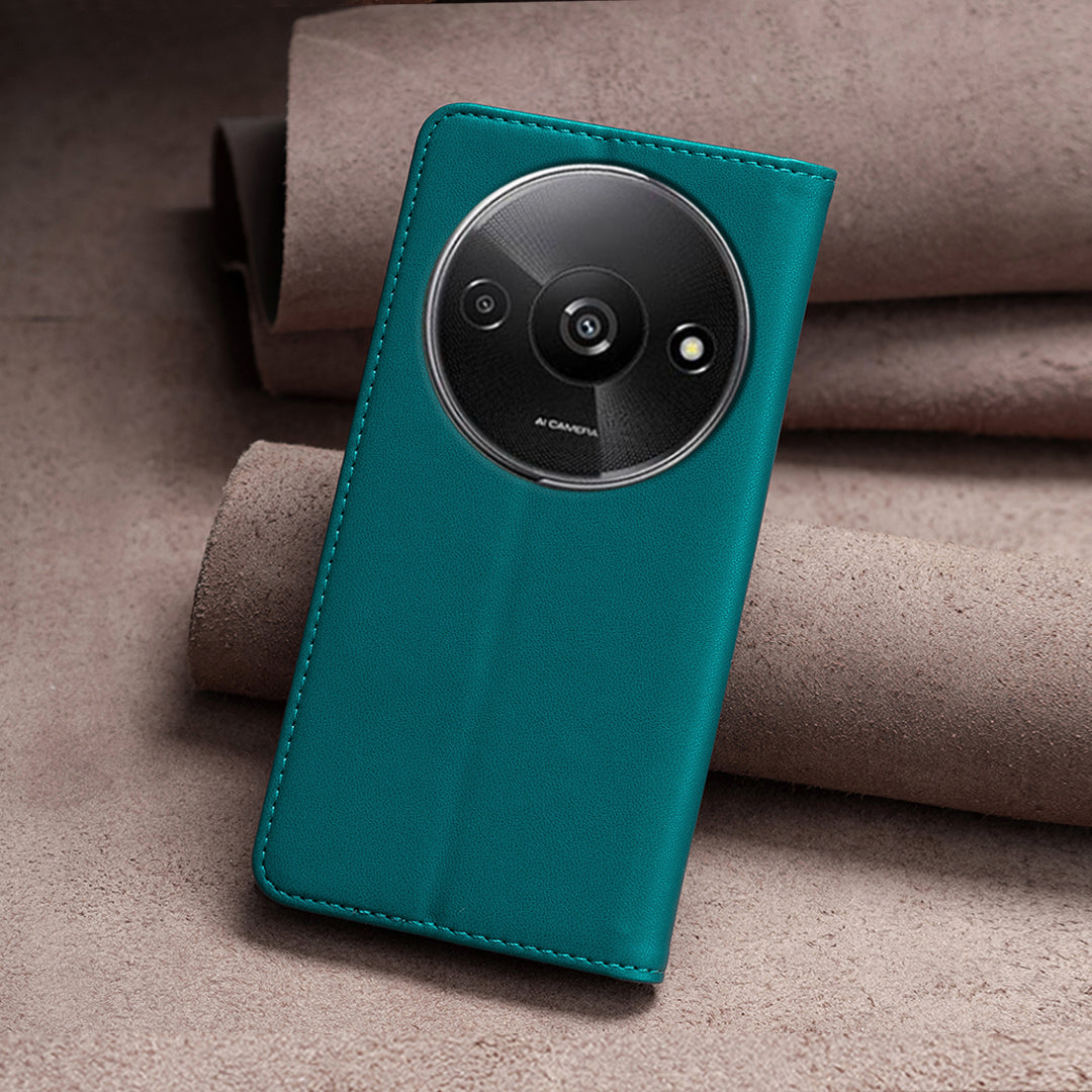 BINFEN COLOR BF18 For Xiaomi Redmi A3 / Poco C61 4G Case PU Leather Magnetic Closure Flip Phone Cover BINFEN COLOR BF18 For Xiaomi Redmi A3 / Poco C61 4G Case PU Leather Magnetic Closure Flip Phone Cover